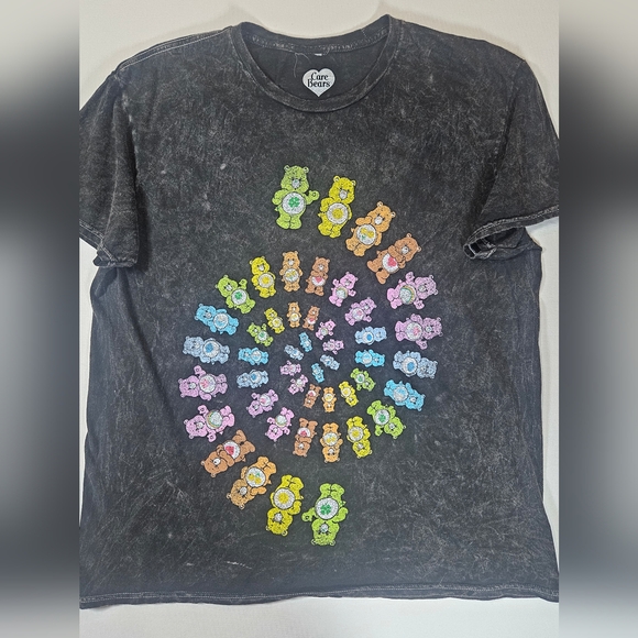 MAD Engine Other - Care Bears T-Shirt Mens Large Black Distressed 90's Retro‎ Inspired Graphic Tee